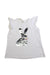 A White Sleeveless Tops from Nanos in size 6T for girl. (Front View)