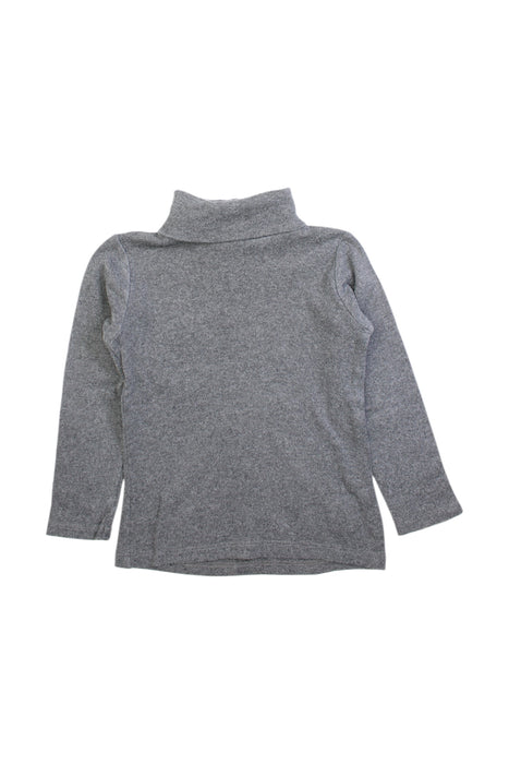 A Grey Long Sleeve Tops from Bonpoint in size 4T for girl. (Front View)