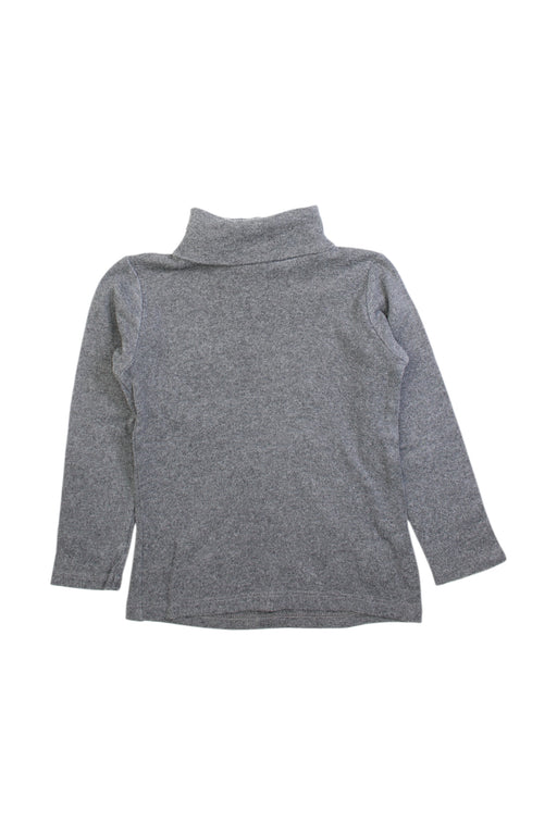 A Grey Long Sleeve Tops from Bonpoint in size 4T for girl. (Front View)