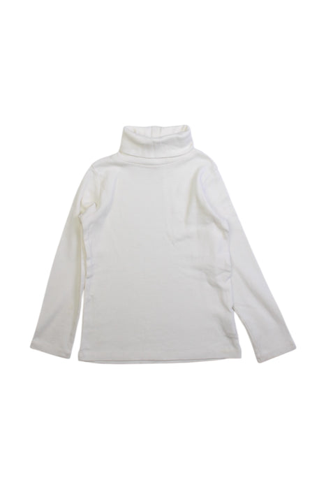 A White Long Sleeve Tops from Bonpoint in size 4T for girl. (Front View)