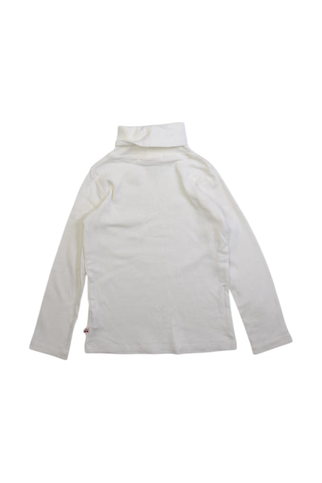 A White Long Sleeve Tops from Bonpoint in size 4T for girl. (Back View)
