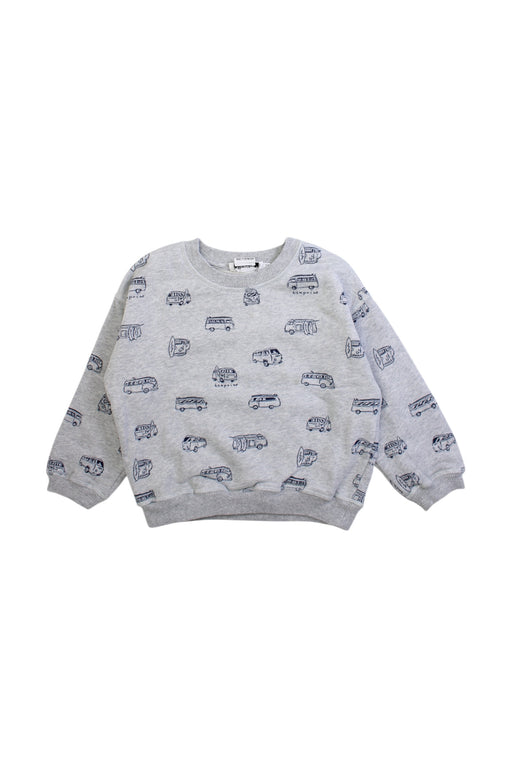A Grey Crewneck Sweatshirts from Bonpoint in size 4T for boy. (Front View)