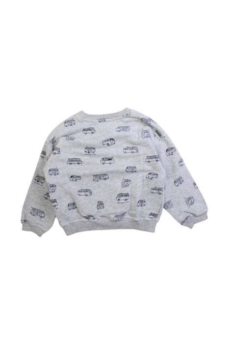 A Grey Crewneck Sweatshirts from Bonpoint in size 4T for boy. (Back View)