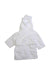 A White Bathrobes from The Little White Company in size 6-12M for neutral. (Back View)