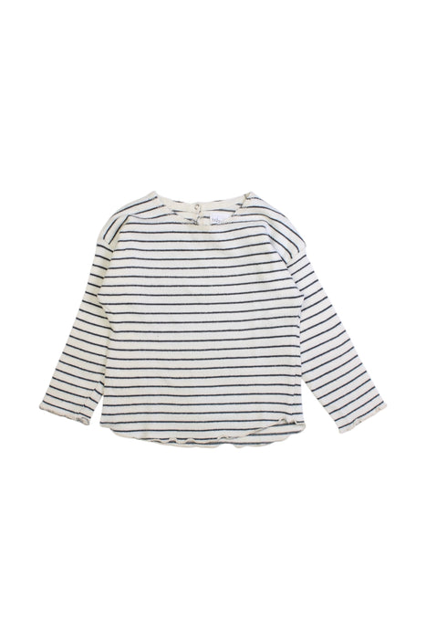 A White Long Sleeve T Shirts from Buho in size 12-18M for boy. (Front View)