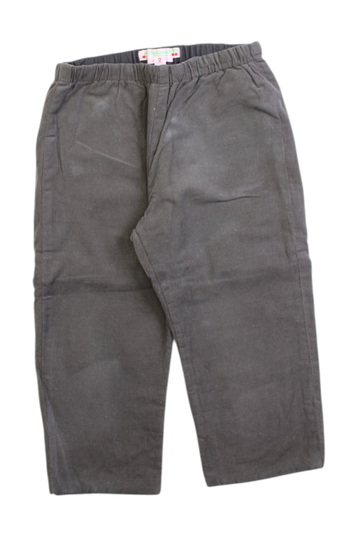 A Grey Casual Pants from Bonpoint in size 2T for girl. (Front View)