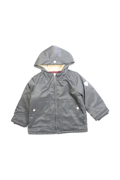 A Grey Puffer/Quilted Coats & Outerwear from Bonpoint in size 3T for boy. (Front View)