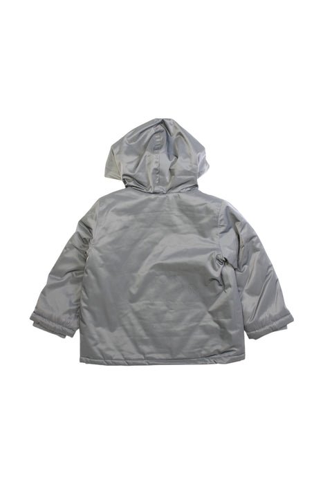 A Grey Puffer/Quilted Coats & Outerwear from Bonpoint in size 3T for boy. (Back View)