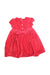 A Red Short Sleeve Dresses from Jojo Maman Bébé in size 18-24M for girl. (Back View)