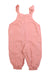 A Pink Long Overalls from Play Up in size 6-12M for girl. (Back View)