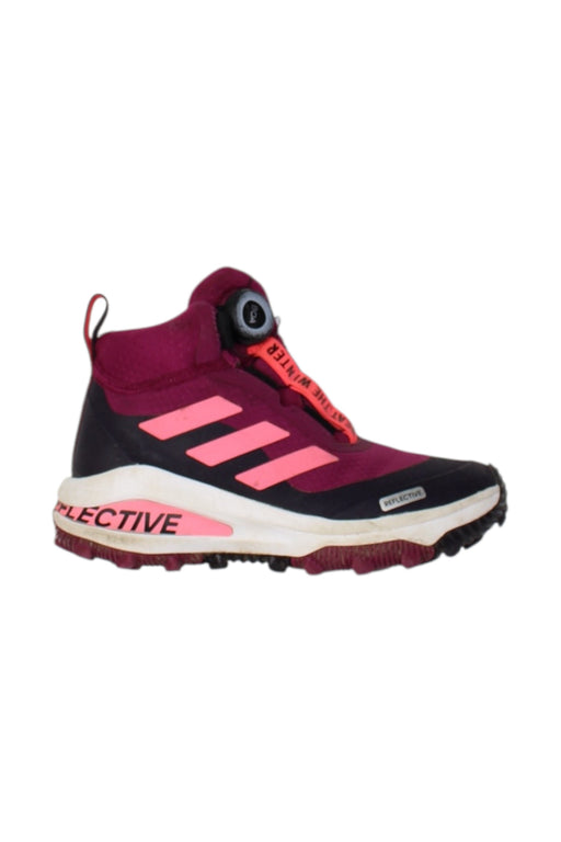 A Multicolour Sneakers from Adidas in size 7Y for girl. (Front View)