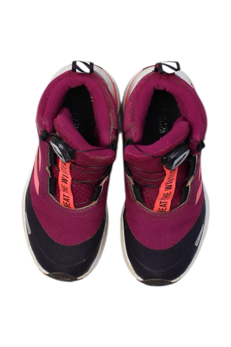 A Multicolour Sneakers from Adidas in size 7Y for girl. (Back View)