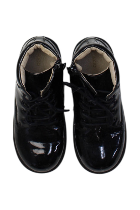 A Black Casual Boots from AKID in size 9Y for girl. (Back View)