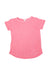 A Pink Short Sleeve T Shirts from Crewcuts in size 6T for girl. (Front View)