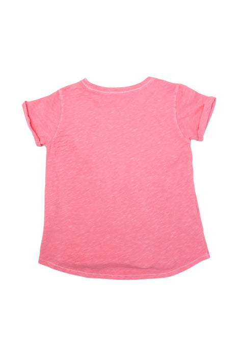 A Pink Short Sleeve T Shirts from Crewcuts in size 6T for girl. (Back View)