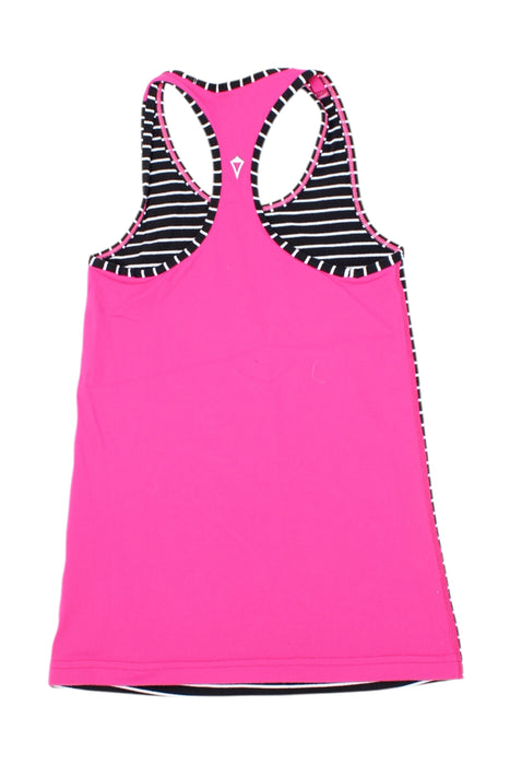 A Black Active Tops from Ivivva in size 6T for girl. (Back View)