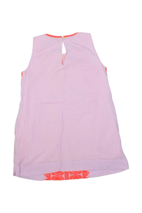 A Pink Sleeveless Dresses from Crewcuts in size 4T for girl. (Back View)