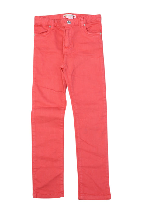 A Red Jeans from Bonpoint in size 6T for girl. (Front View)