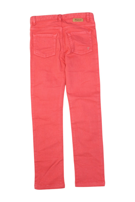 A Red Jeans from Bonpoint in size 6T for girl. (Back View)