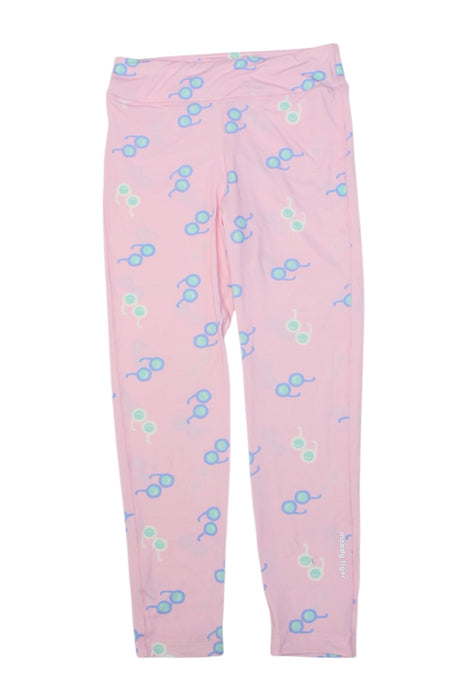 A Pink Leggings from Moody Tiger in size 5T for girl. (Front View)