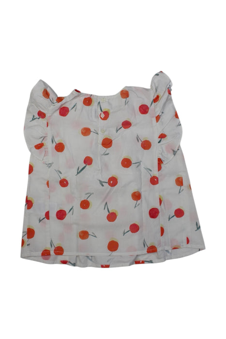 A White Short Sleeve Tops from Bonpoint in size 6T for girl. (Back View)