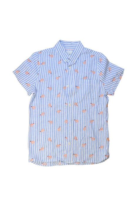A Blue Short Sleeve Shirts from Boden in size 14Y for boy. (Front View)