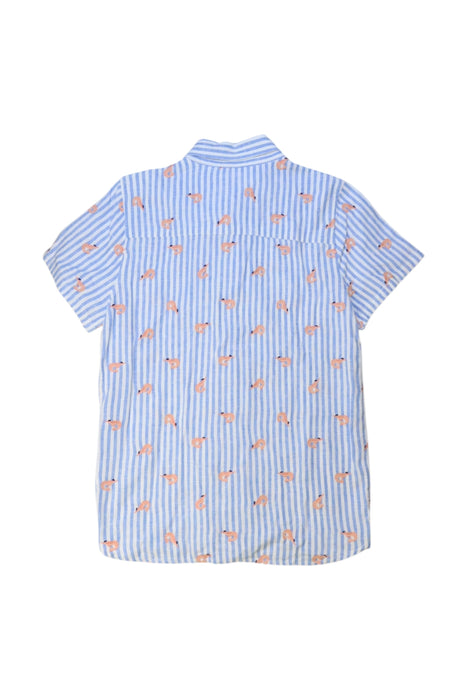 A Blue Short Sleeve Shirts from Boden in size 14Y for boy. (Back View)