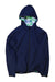 A Navy Rain Jackets from Finger in the Nose in size 13Y for boy. (Front View)
