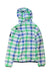 A Navy Rain Jackets from Finger in the Nose in size 13Y for boy. (Back View)