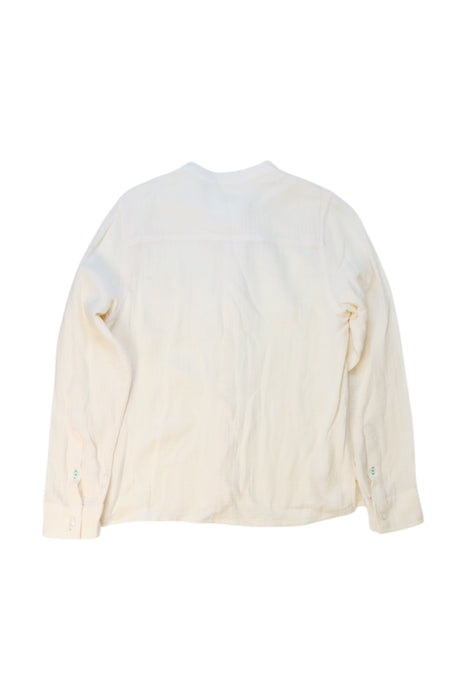 A White Long Sleeve Shirts from Boden in size 12Y for boy. (Back View)