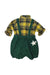 A Multicolour Overall Sets from BAPE KIDS in size 12-18M for boy. (Back View)