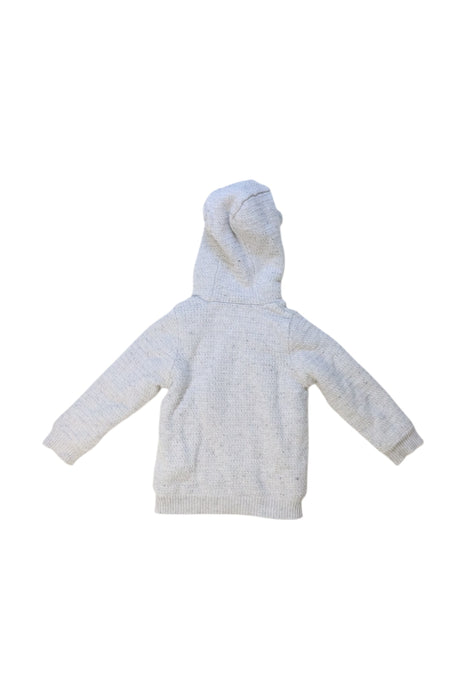 A Grey Hooded Sweatshirts from Seed in size 12-18M for neutral. (Back View)