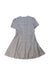 A Grey Short Sleeve Dresses from Nicholas & Bears in size 6T for girl. (Back View)