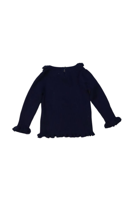 A Navy Long Sleeve Tops from Nicholas & Bears in size 2T for girl. (Back View)