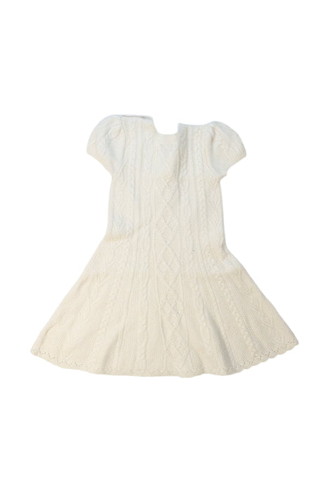 A Ivory Sweater Dresses from Polo Ralph Lauren in size 5T for girl. (Back View)