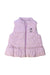 A Purple Outerwear Vests from Le Bebe in size 4T for girl. (Front View)