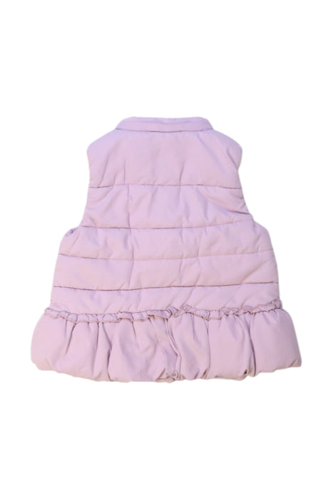 A Purple Outerwear Vests from Le Bebe in size 4T for girl. (Back View)