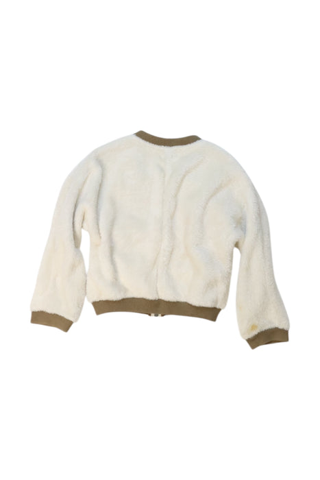 A Ivory Lightweight Jackets from IKKS in size 4T for girl. (Back View)