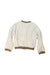 A Ivory Lightweight Jackets from IKKS in size 4T for girl. (Back View)