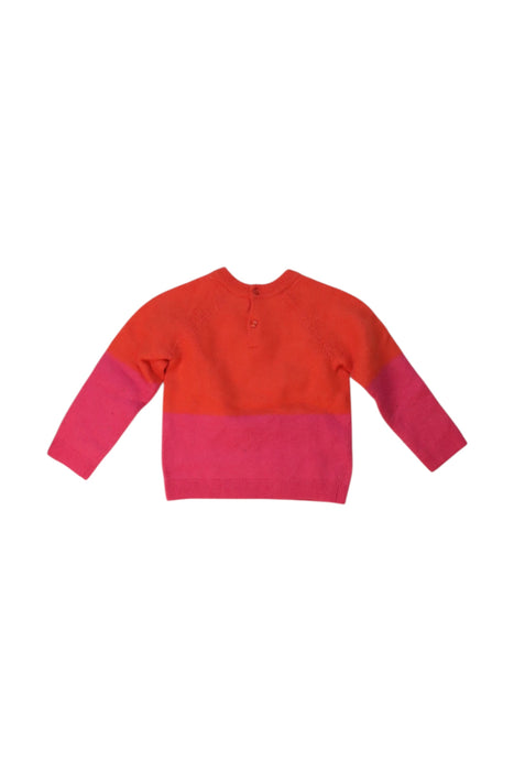 A Red Knit Sweaters from Jacadi in size 4T for girl. (Back View)