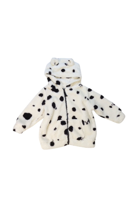A White Puffer/Quilted Coats & Outerwear from Graniph in size 18-24M for girl. (Front View)