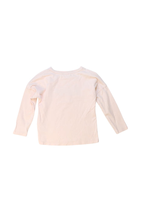 A Peach Long Sleeve Tops from Chloe in size 3T for girl. (Back View)
