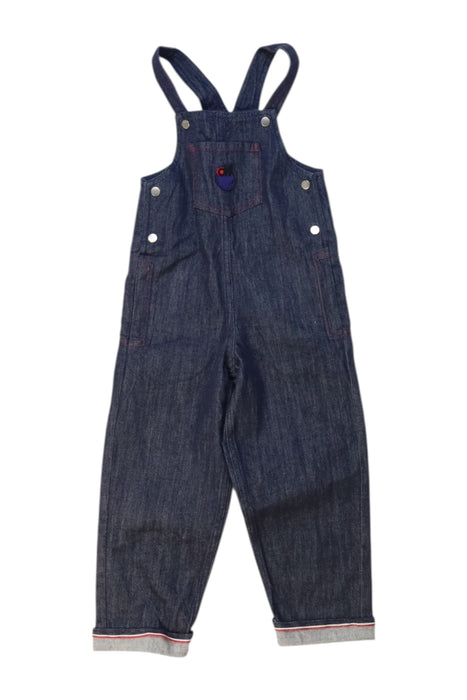 A Blue Long Overalls from Dior in size 3T for girl. (Front View)