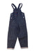 A Blue Long Overalls from Dior in size 3T for girl. (Front View)