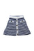 A Navy Short Skirts from Self-Portrait in size 4T for girl. (Front View)