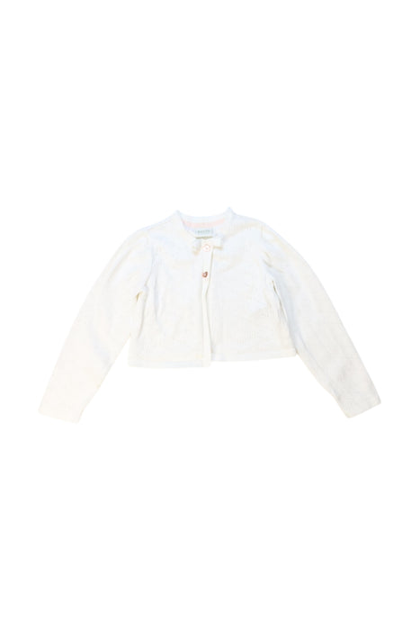 A White Cardigans from Baker by Ted Baker in size 3T for girl. (Front View)