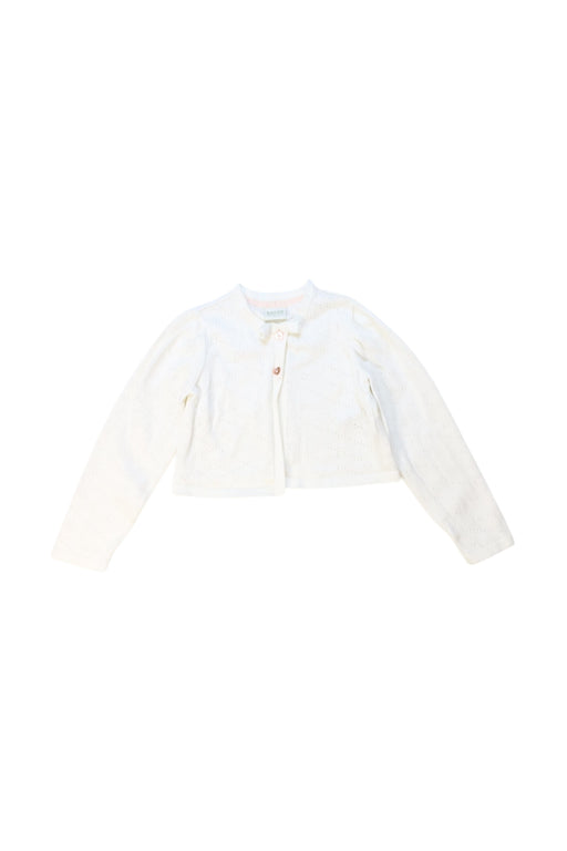A White Cardigans from Baker by Ted Baker in size 3T for girl. (Front View)