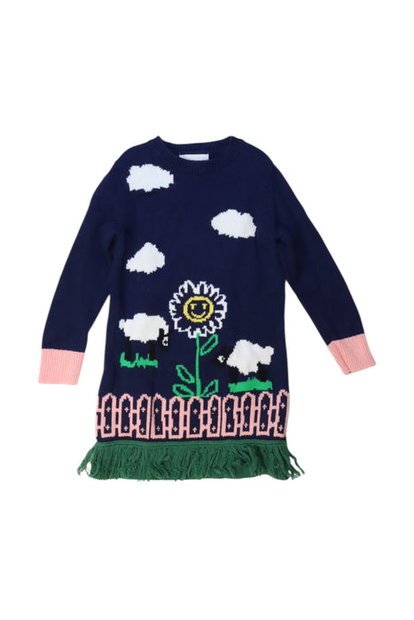 A Multicolour Sweater Dresses from Stella McCartney in size 4T for girl. (Front View)