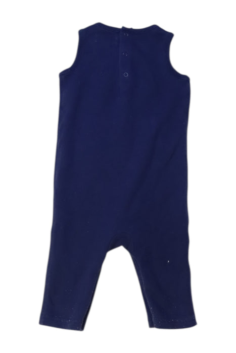 A Navy Long Overalls from Ralph Lauren in size 3-6M for boy. (Back View)
