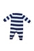 A Navy Long Sleeve Rompers from Ralph Lauren in size 3-6M for boy. (Back View)